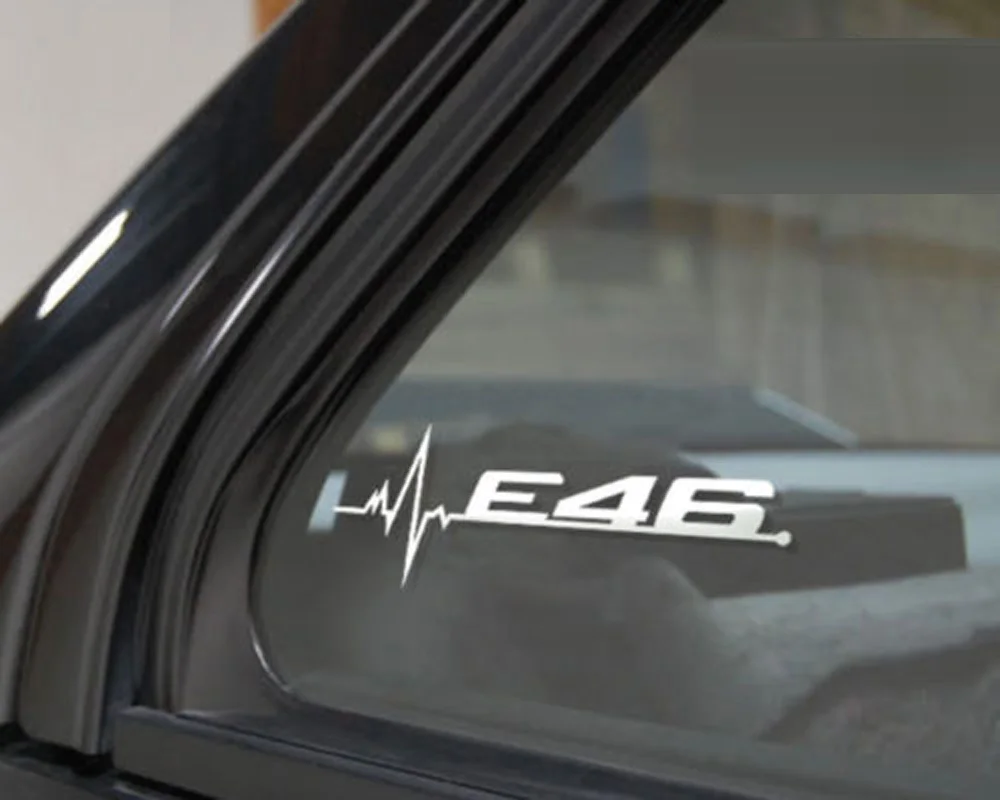 2 шт./лот M power performance E28 E30 E34 E36 E39 E46 E53 E60 E61 E70 E71 E83 E87 E90 E91 E92 логотип наклейка на окна
