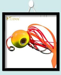 Hennoy 120 г 180 г кальмарный джиг рыболовные приманки проверенные приманки юбки осьминог голова крючок-светящийся и золотой
