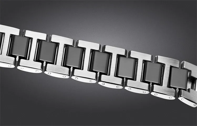 GUANQIN Ceramic Watch White Black Womens Ceramic Watch Mechanical Watch Auto Date Waterproof Dress Girls Clock Wristwatches (12)