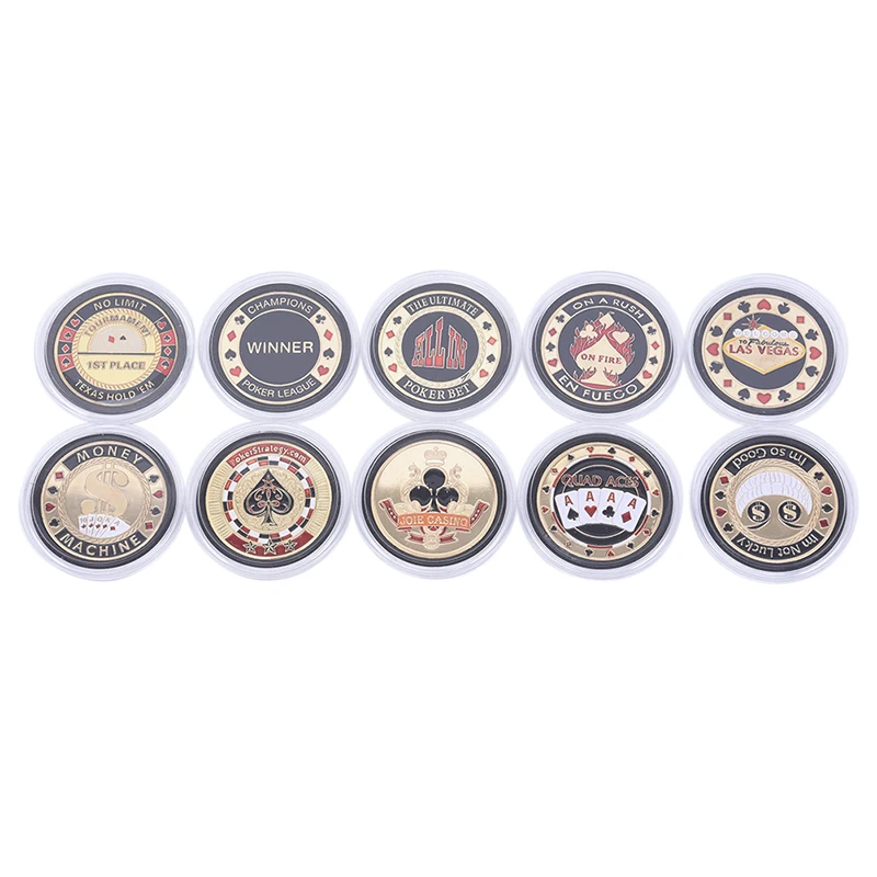 

1pc Metal Banker Porker Star Card Guard Protector Metal Craft Poker Chips Poker Game Hold'em Accessories With Box