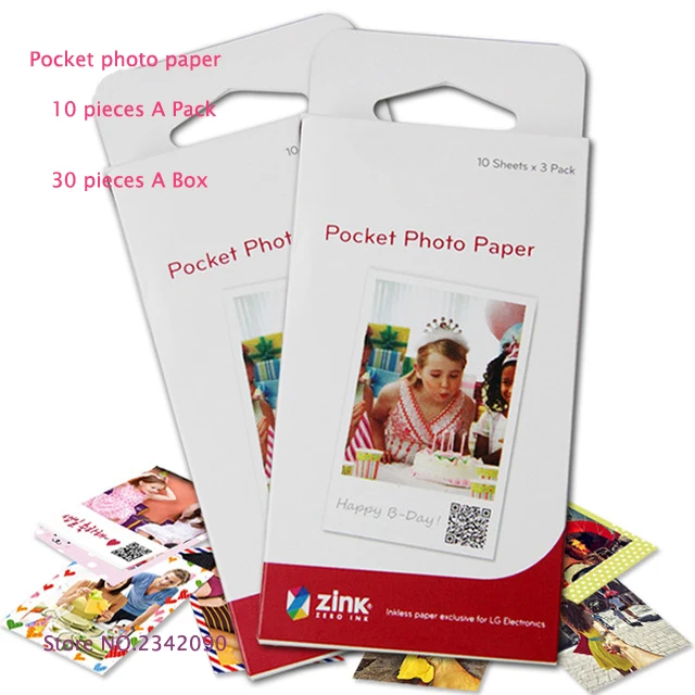 

Pocket Color Photo Printer Paper for PD251 PD261 PD239 Mini Portable Bluetooth Android IOS Mobile Phone Photo Printers