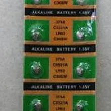 10 шт./лот AG0 1,55 V LR63 Первичная Щелочная батарейки в форме таблетки