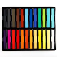 24 Hair Care 24 Colors Hair Chalk Popular Temporary Hair Color Beautiful Convenient Super Hair Dye Crayons