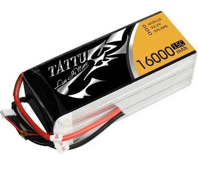 Аккумулятор 22,2 v 16000mah 15c вал батареи