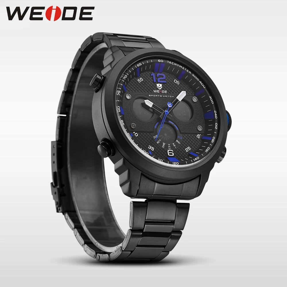 WEIDE relogios masculinos de luxo marcas famosas часы спортивные цифровые автоматические из