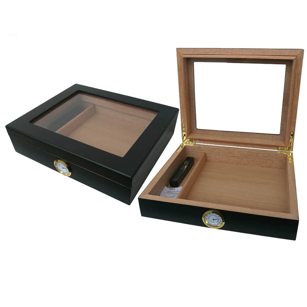 Увлажняющая деревянная коробка для сигар Cedarwood 4 вида на выбор|Аксессуары сигар| |
