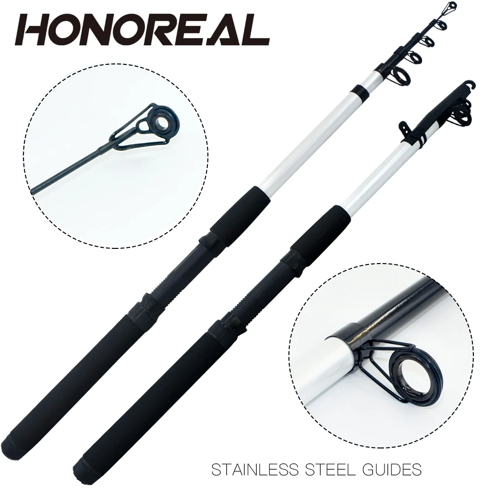 HONOREAL 1.5m 3.6m Fiberglass 20 40g Spinning Telescopic Fishing Rod