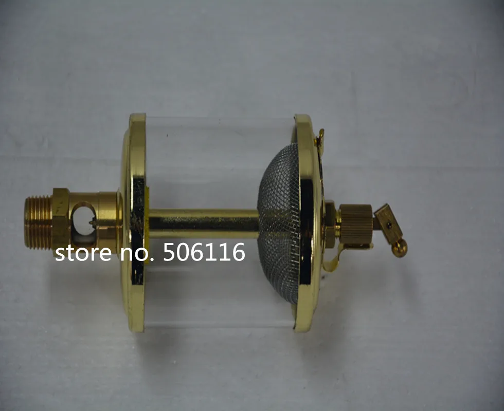 

3/8" PT Thread Needle Valve Oil Cup Sight Gravity Drip Feed Oilers 200ml