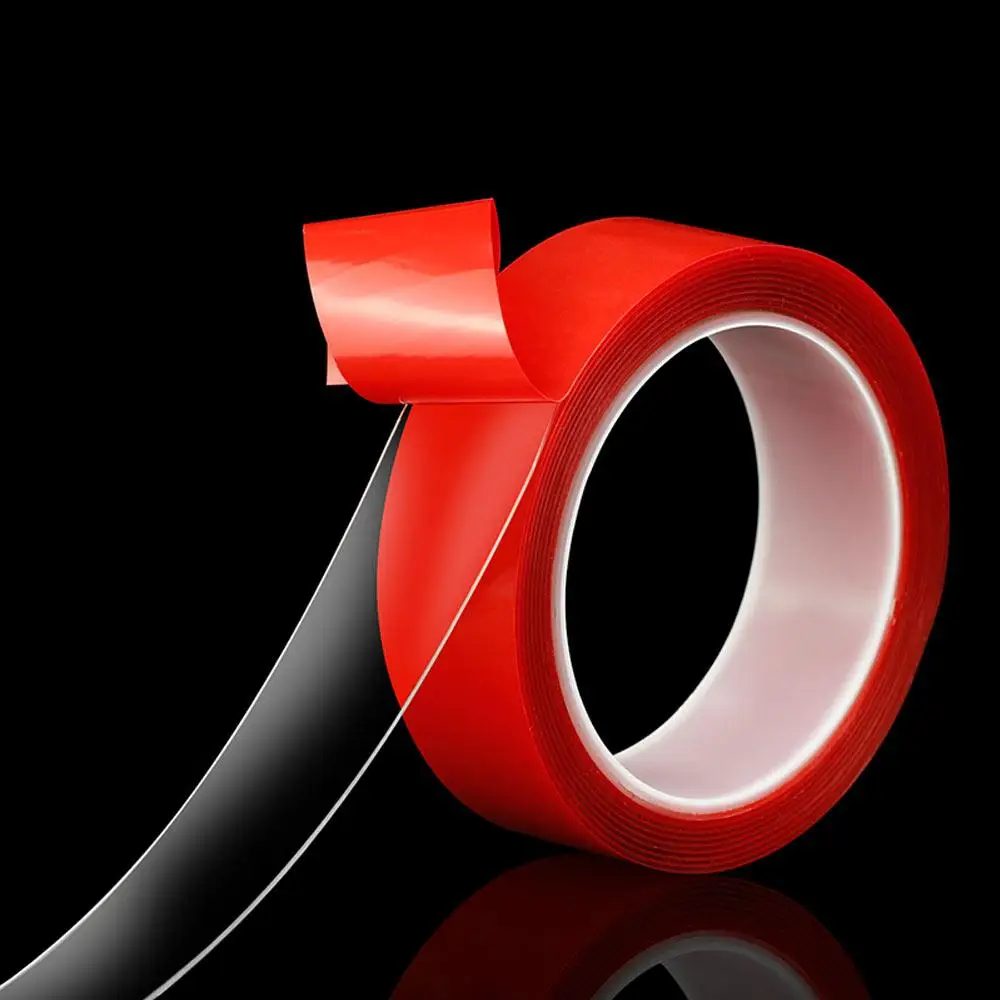 

Acrylic Adhesive Tape Double Sided Tape Repair Gummed Tape Acrylic Transparent Color High Temperature Resistance VHB Tape