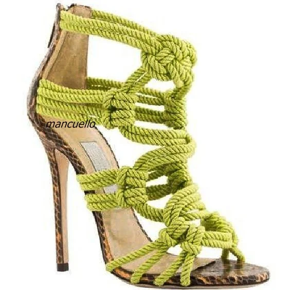 rope strap sandals
