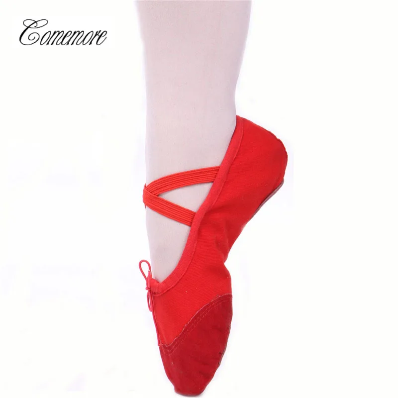 Ballet Slippers For Girls Classic Split-Sole Canvas Dance Gymnastics Baby Yoga Shoes Flats Kids Dance shoe Women Ballerina