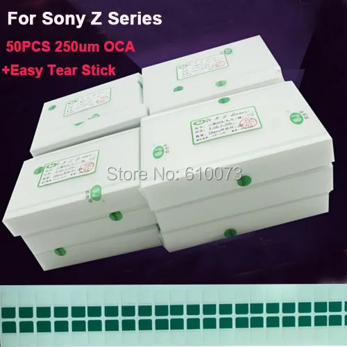 imágenes para 50 UNIDS OCA glass-película del lcd Para Sony Xperia Z Z1 Z2 Z3 Z4 Reformado Pantalla OCA Pegamento adhesivo para Mitsubishi + Lágrima Fácil palo imágenes para 50 UNIDS OCA glass-película del lcd Para Sony Xperia Z Z1 Z2 Z3 Z4 Reformado Pantalla OCA Pegamento adhesivo para Mitsubishi + Lágrima Fácil palo