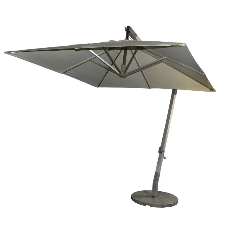 Small square aluminum hanging umbrella Celi outdoor patio umbrellas