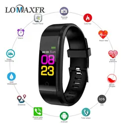Смарт-часы для мужчин монитор сердечного ритма кровяное давление фитнес-браслет IP67 трекер Смарт фитнес-Браслет Smartwatch для ios Android + коробка