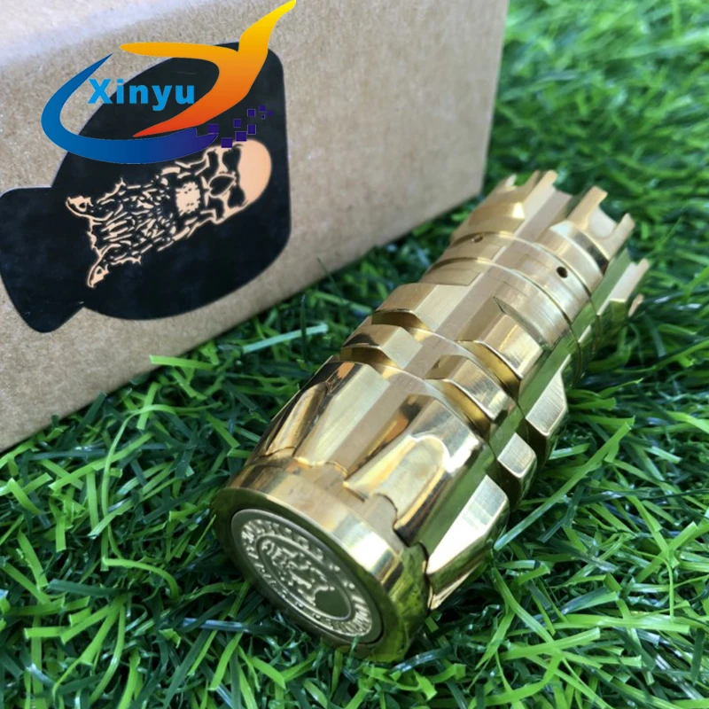 AV CompLyfe mini mod KIT Vaporizer brass Mechanical Mod 18350 battery 24mm diamater vape vs Rogue Mod Kit