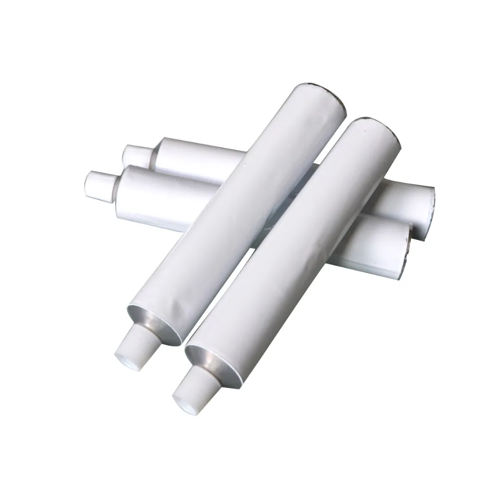 Buy 100Pcs/Pack White Empty Aluminum Toothpaste Tubes