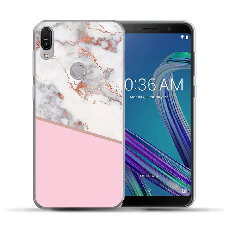 Arvin Clear Silicone Pattern Cover for ASUS Zenfone max Pro m1 ZB601KL Soft TPU Phone Cases for ASUS ZC520KL ZC554KL ZC520TL Bag (5)