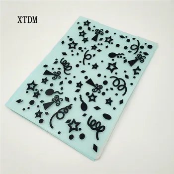 

HOT plastic party template craft card making paper card album wedding decoration scrapbooking Embossing folders