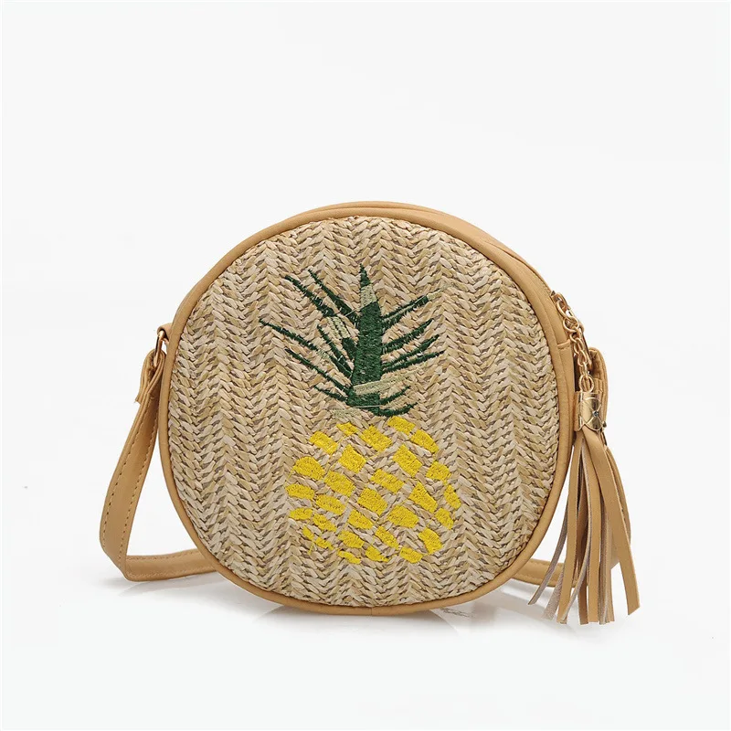

Square Round Mulit Style Straw Bag Handbags Women Summer Rattan Bag Handmade Woven Beach Circle Bohemia Handbag New Fashion