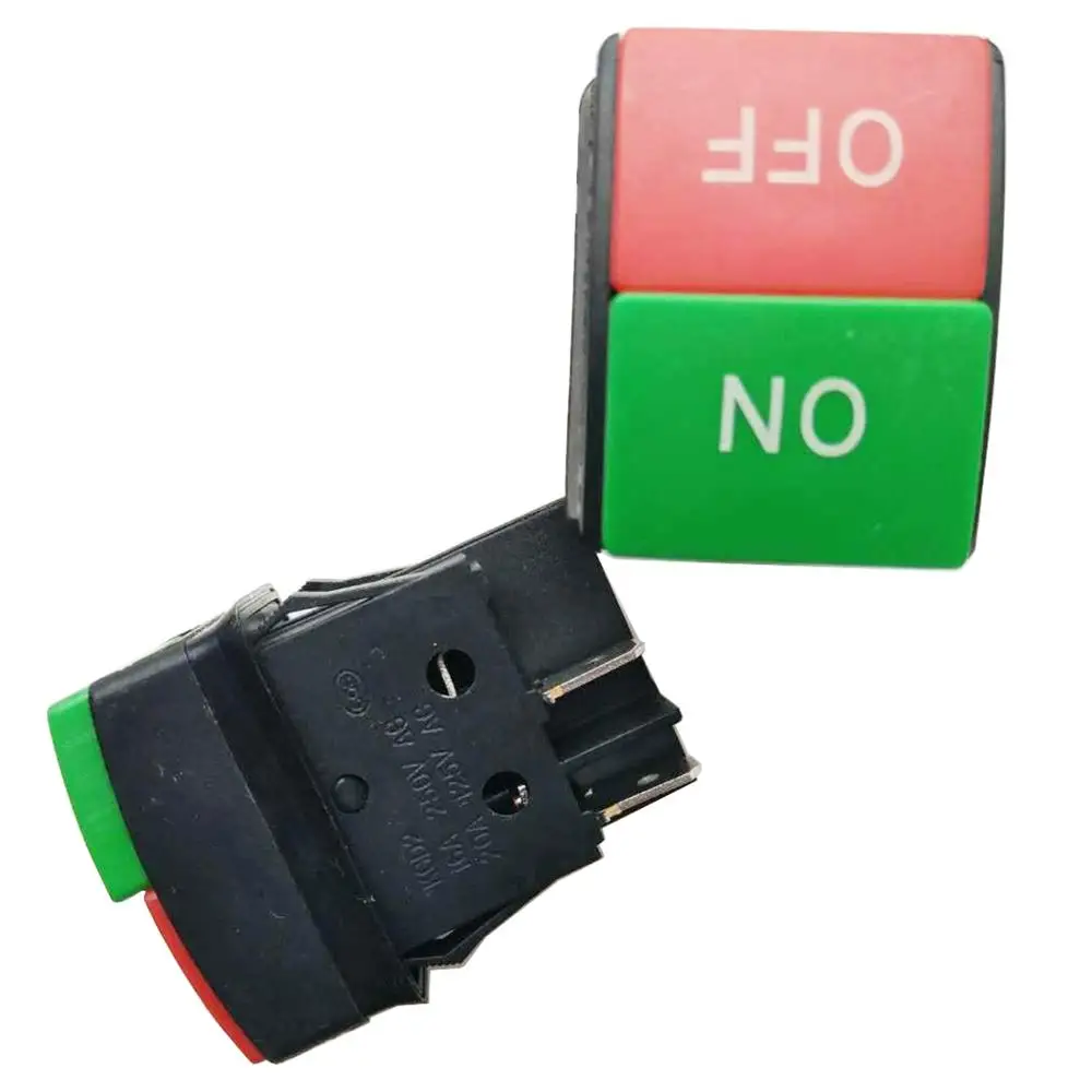 

2 шт. KCD2 4 контакта 20A/125 В 16A/250 В AC электрические выключения питания кнопочные переключатели для автомойки