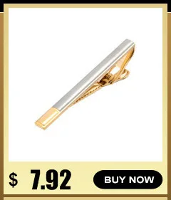 Tie Clip Tie Clips For Men Gold/Silver Plated Tie Pin Unique Design Box Pins Bar Company Meeting Banquet Suit Appointment QiQiWu