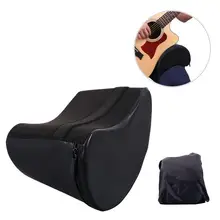 Мягкая губка+ кожа классическая Подставка под гитарную подушку контурная Прочная Акустическая подставка для ног