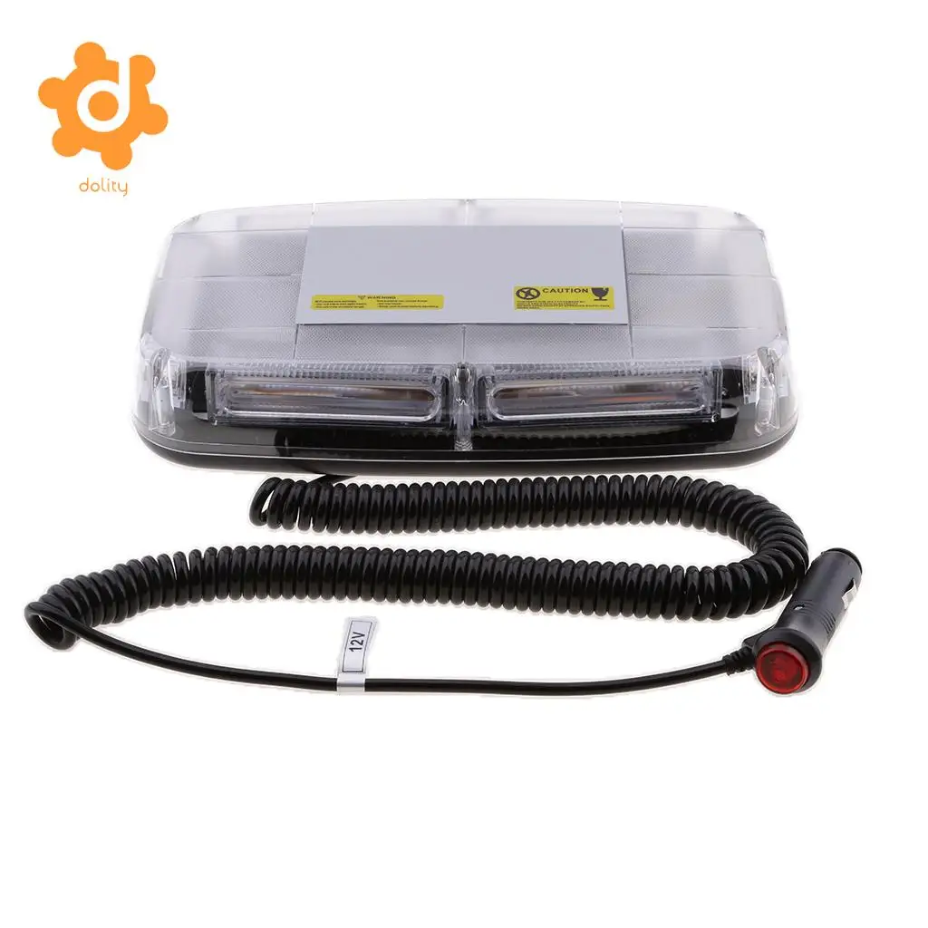 Car Truck Roof Top Emergency Warning Flash LED Strobe Light Magnetic Base