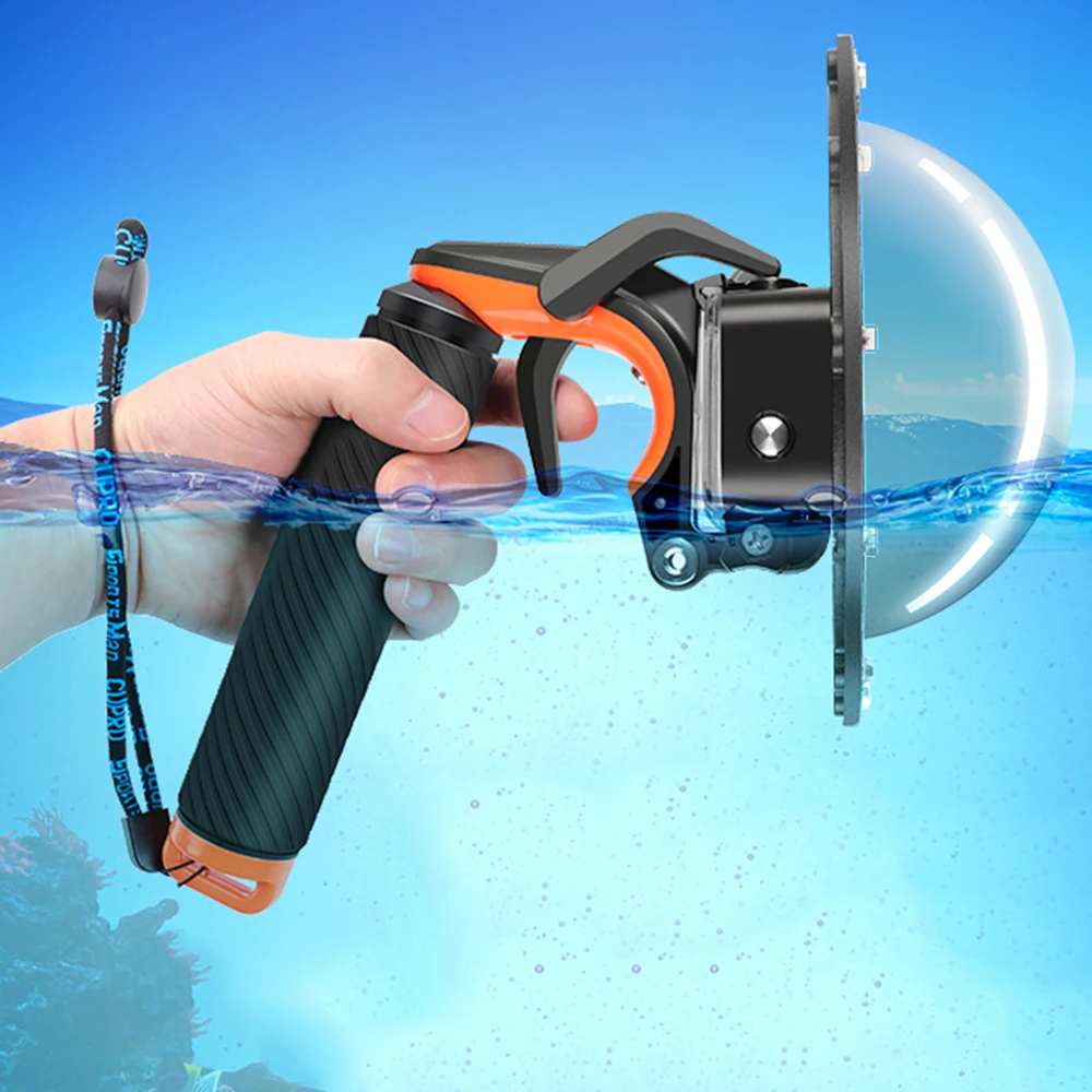 Купол для Gopro Hero 7 6 5 черный действие Камера с Водонепроницаемый случае Go Pro