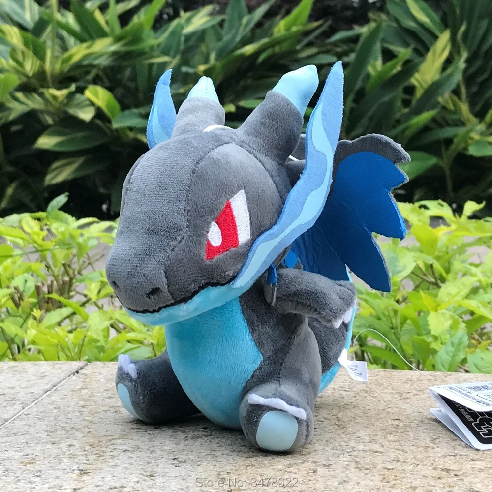 Anime Pokemon Toys Red Firered Black Mega Charizard Pokemon Plush Toy Shiny  Charizard Stuffed Dolls Toys - AliExpress