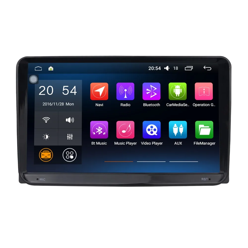 Автомагнитола 9 &quot Android 8 1 ядер для VW Passat B6 B7 CC JETTA Polo 4 ядра стерео без DVD-аудио 1024*600