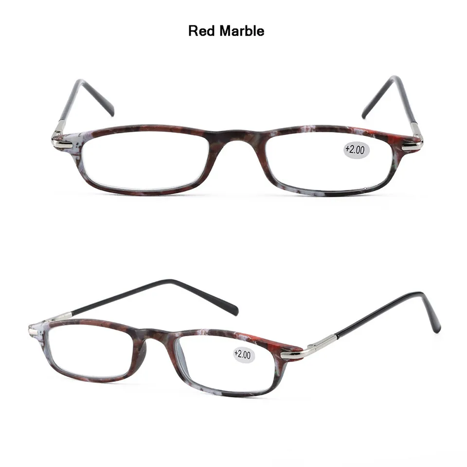 iboode Small Square Frame Reading Glasses Hot Ultralight Presbyopic Eyewear With Diopter+1.0 1.5 2.0 2.5 3.0 3.5 Reader