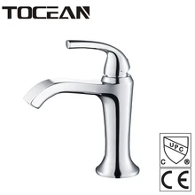 

Tocean High Quality Bathroom Basin Faucet Deck Mounted Chrome Single Handle Ceramic Contemporary Mixer Tap torneira TOF25001