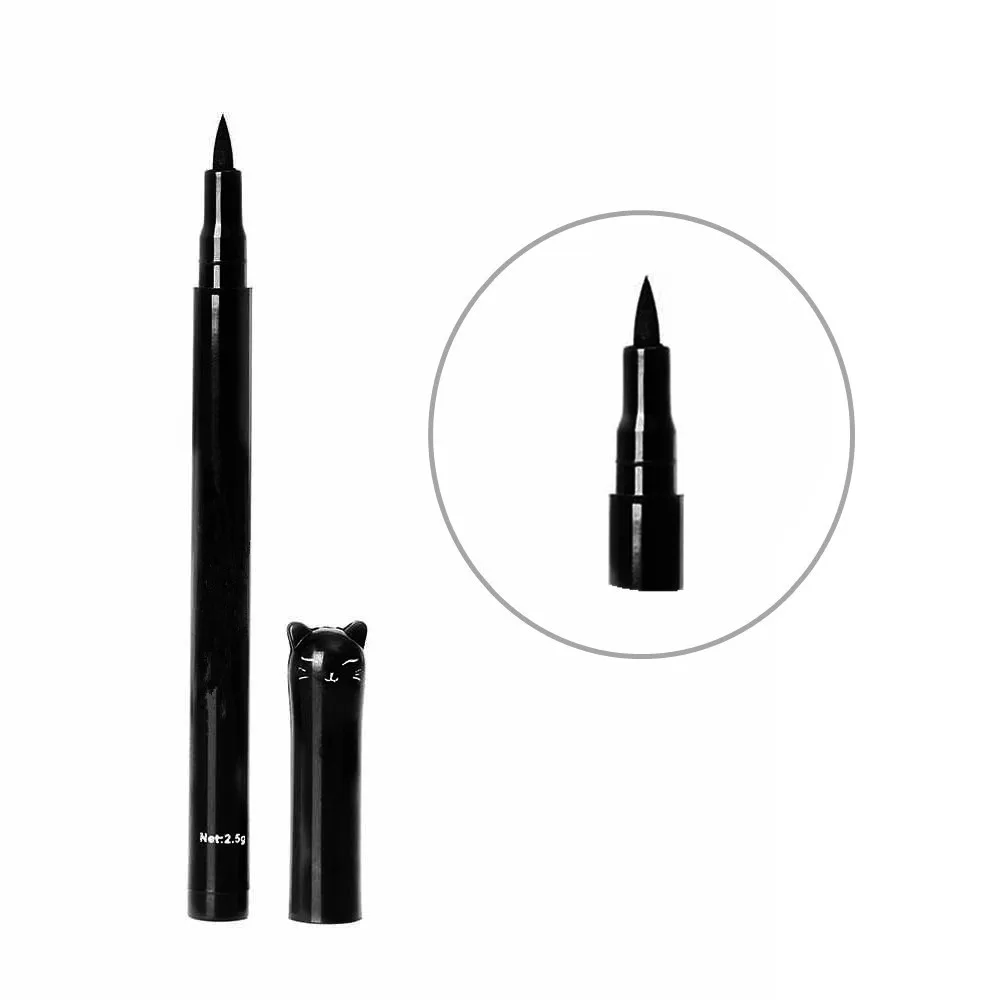 

TOMTOSH Beauty Black cat cap Waterproof Eyeliner Liquid Eye Liner Pen Pencil Eye Makeup Tool
