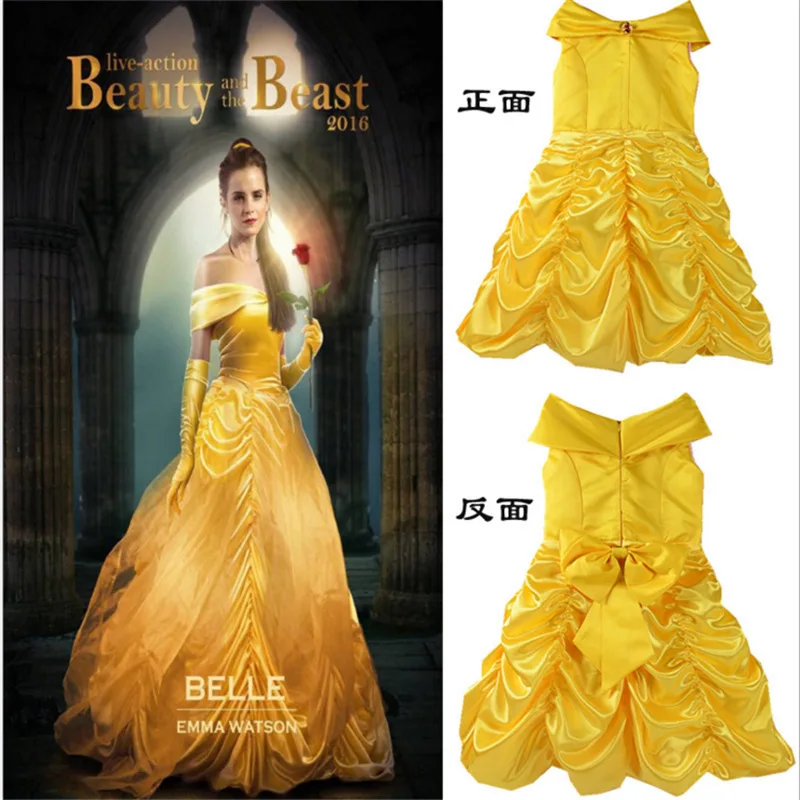 Beauty Beast Girls Ball Dress Gown Fancy Soft Belle Princess Kids Cosplay New Costumes Costumes Reenactment Theater Beauty Beast Girls Ball Dress Gown Fancy Soft Belle Princess Kids Cosplay New Costumes Costumes Reenactment Theater