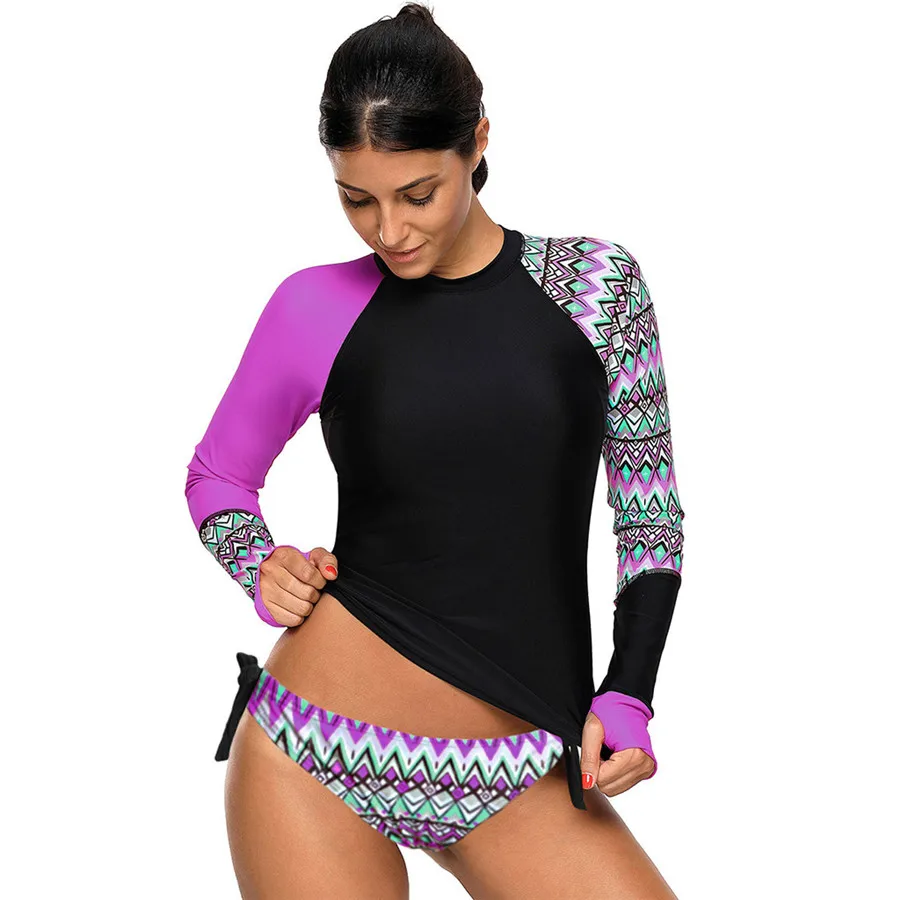 Women's diving suit super stretch long sleeve sunscreen diving suit swim surf swim sexy beautiful jacket diving suit 40MA1  (15)