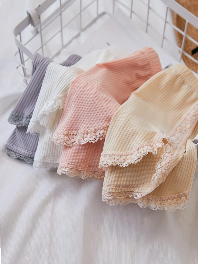 

2019 soft and comfortable cotton material boxer shorts safety pants for women panties plus big high waist ladies'