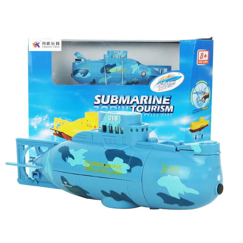 360 градусов вращения мини пульт дистанционного управления RC Подводная игрушка для бассейн Озеро Синий