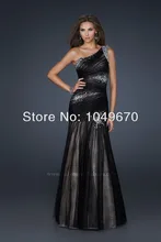 Elegant Eine Schulter Porm Kleider Kristall Bodenlangen Mantel Abendkleid Reizvolles Geöffnetes Zurück 2014 Freies Verschiffen Für Party N365