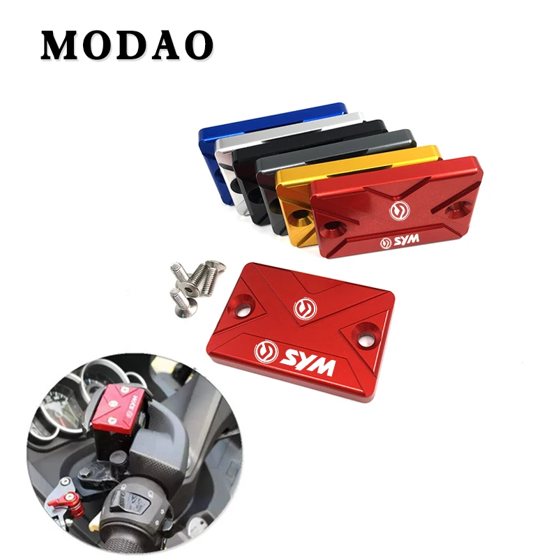 

For SYM CRUISYM300 CRUISYM 300 cruisym300 2017-2018 CNC Front aluminum tank liquid tank brake fluid cover motorcycle accessories