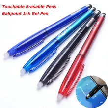 Новая шариковая ручка для планшетов и КПК, стираемая и сенсорная, Офисная и школьная Ручка, сенсорный экран для Ipad Iphone