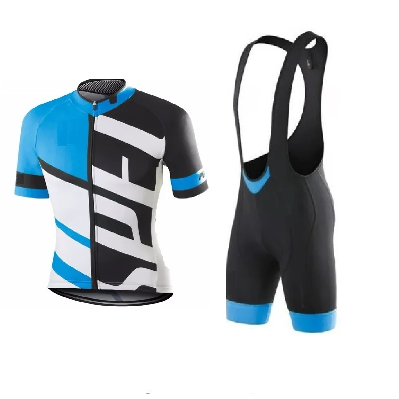Cycling kits 2018 Classic Pro Team black blue short sleeve Jersey