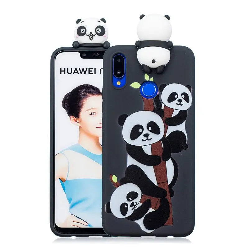 Painted Phone Case For Huawei Y5 2017 2018 Nova 3i Mate 10 Pro 20 Lite Protective Shell 3D Cute Silicone Back Cover Soft |