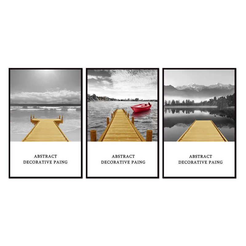 

Factory wholesale (No Framed) Landscape poster series Canvas Print On Canvas Printing Wall Pictures 12YM-A-644