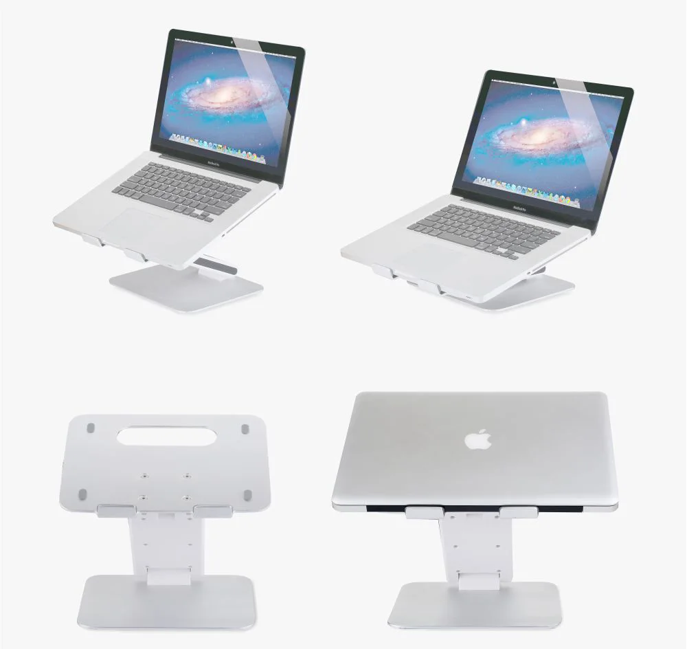 Aluminum Notebook Desktop Stand Desk Riser Height Adjustable Laptop Stand Table for Macbook Air Pro 13 15 Other Computer Aluminum Notebook Desktop Stand Desk Riser Height Adjustable Laptop Stand Table for Macbook Air Pro 13 15 Other Computer