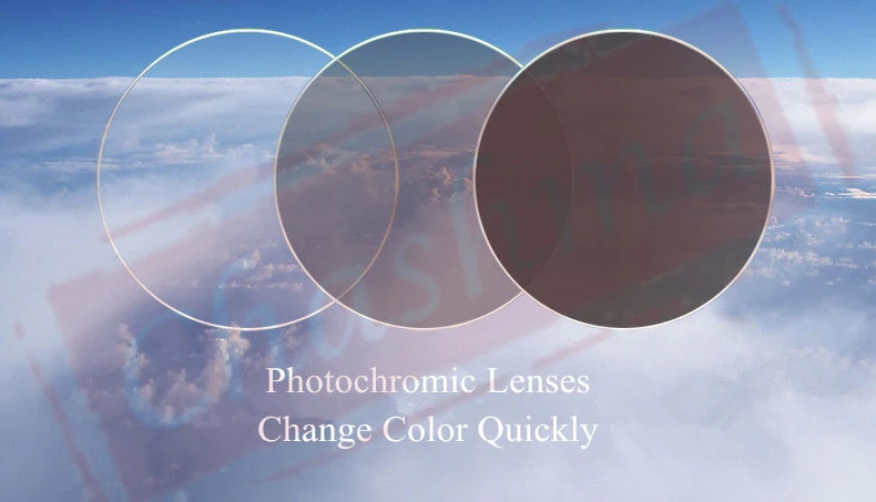 Чашма индекс 1.61 фотохромные стекла Светоотражающие Anti UV нуля хроматической объектива серый и коричневый рецепт линзы для глаз