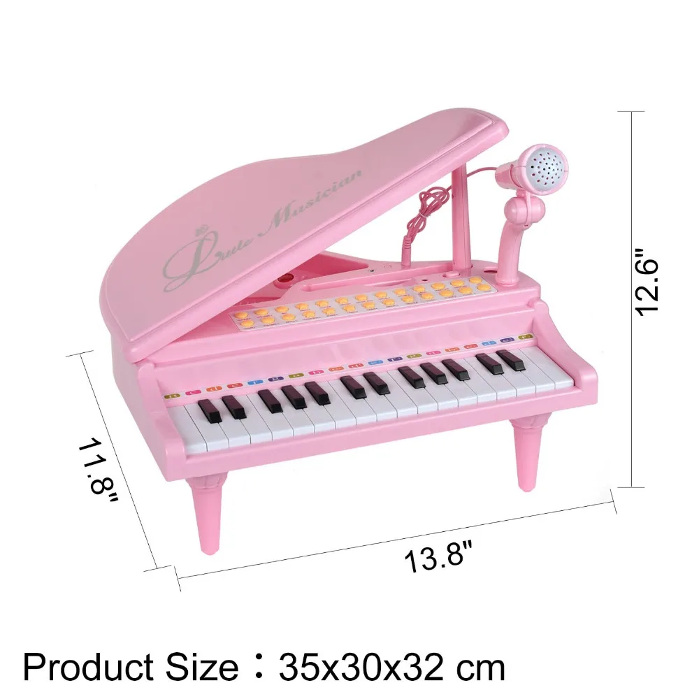 BAOLI 31 ключи, электронное пианино детские игрушки клавиатура музыкальный инструмент с микрофоном Ранние развивающие игрушки подарок для детей