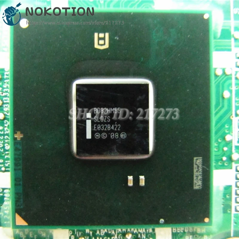 NOKOTION MBNCA06001 Мб. NCA06.001 DA0ZRCMB6C0 для Acer EMACHINES E732 Материнская плата ноутбука HM55 UMA DDR3