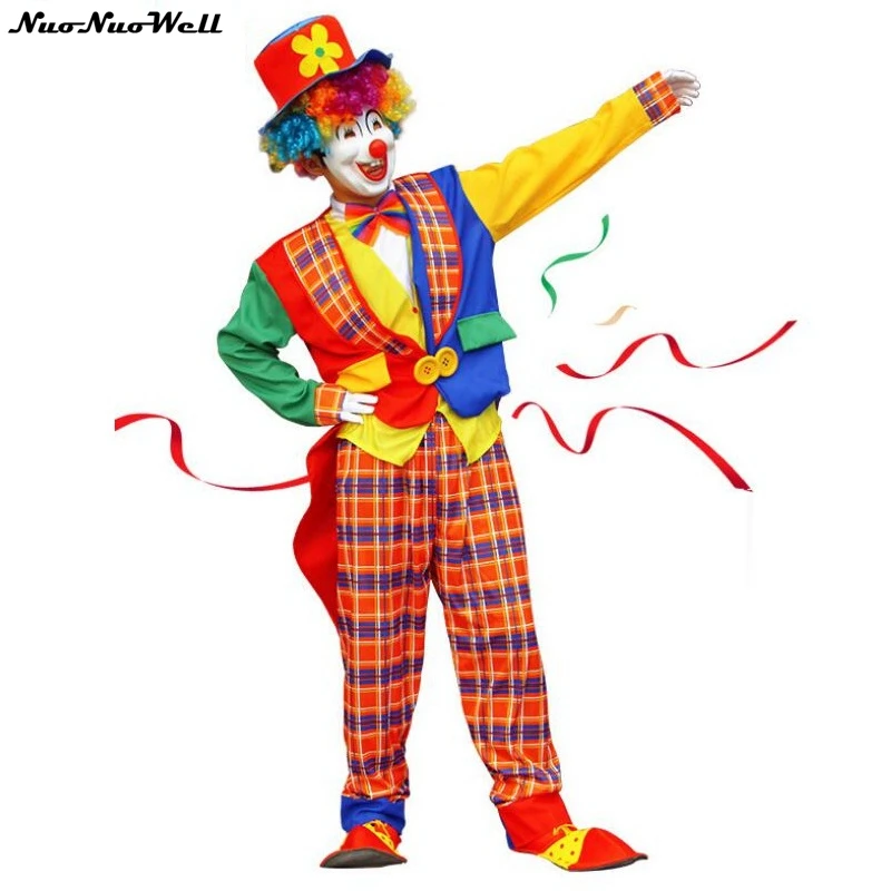 Holiday Variety Funny Clown Cospaly Costume Suit Party Dress Joker ...