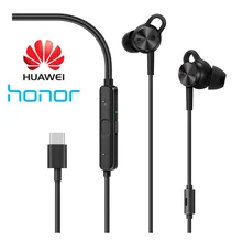 HUAWEI CM-Q3, наушники с активным шумоподавлением, гарнитура, 3 разъема usb type C, гибридные наушники для телефонов P20 Pro mate 10 Pro P10
