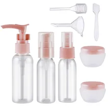 5 шт. Набор для путешествий бутылка-спрей бутылка для шампуня бутылка для душа гель-пакет портативная косметическая бутылка Солнцезащитный спрей пустая бутылка